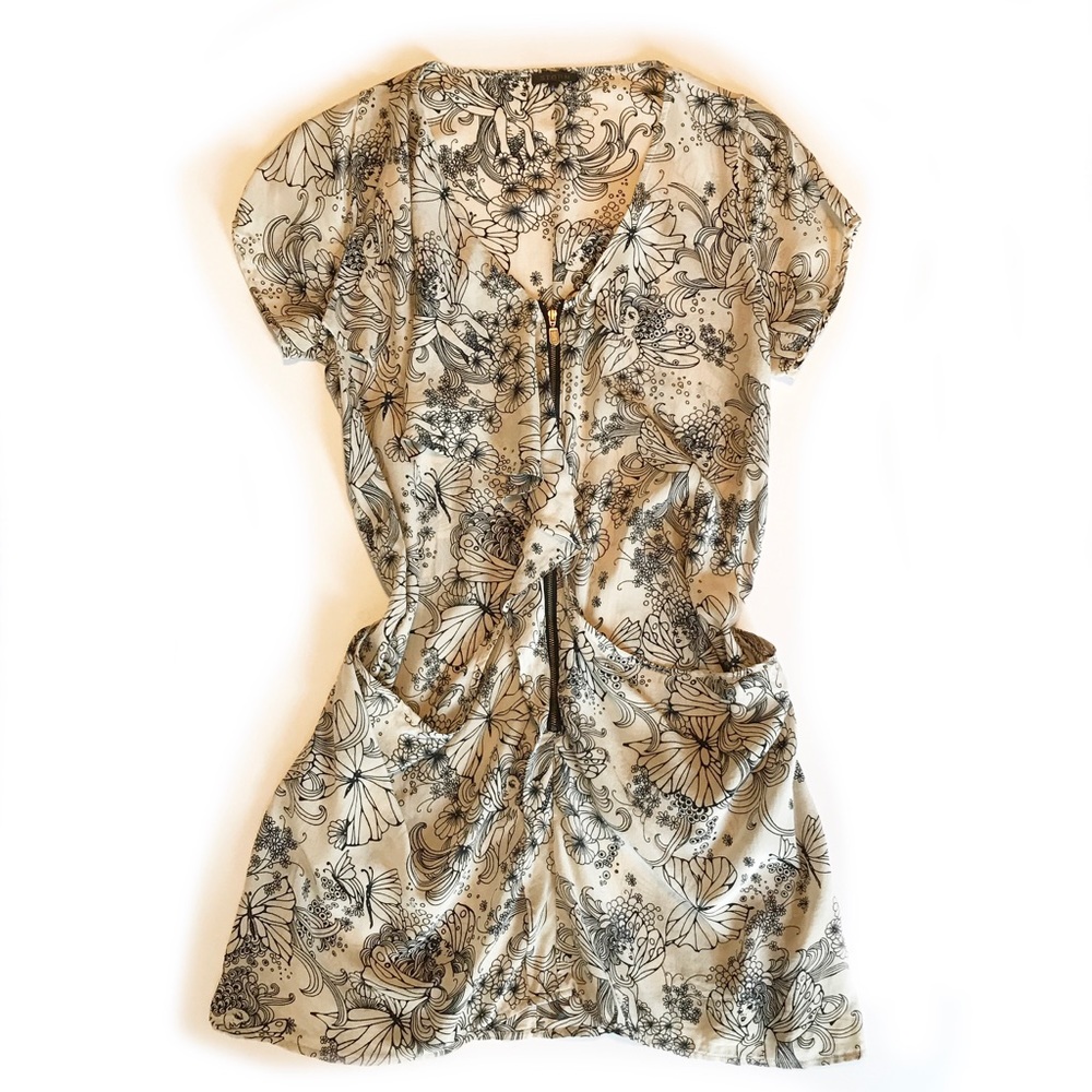 Asymmetric Storm Fairy Dress with pockets